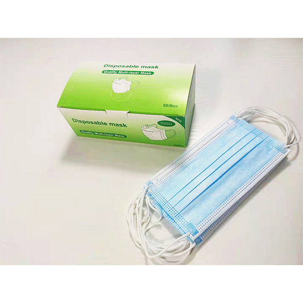S&J Non-Woven mask protective medical 3 ply face mask disposable dust-proof
