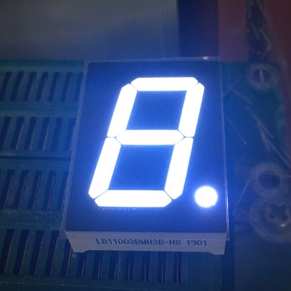 China Single Digit Seven Segment Led Display 1 Inch Ultra White For Digital Numeric Indicator on sale China Single Digit Seven Segment Led Display 1 Inch Ultra White For Digital Numeric Indicator on sale