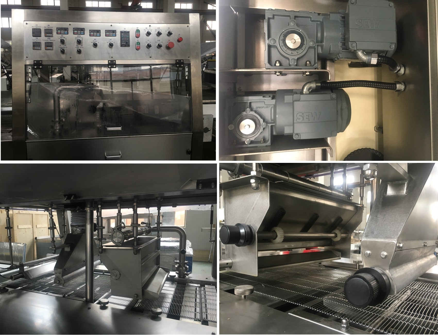 1800kg Chocolate Enrobing Machine