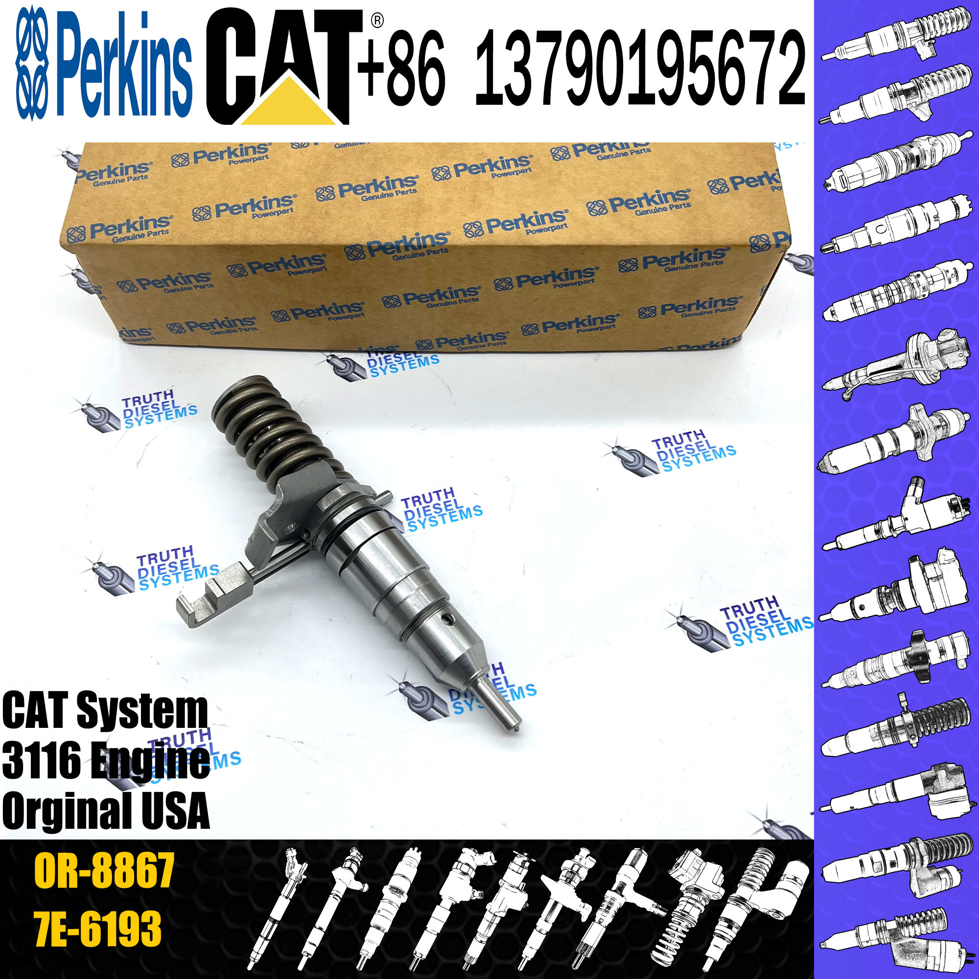 OR-8867 High Quality New Diesel Fuel Injector OR8867
