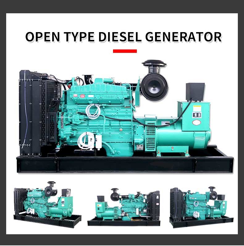 40kw 50kw 80kw 100kw 500kw Open Type Diesel Generator Additional ATS