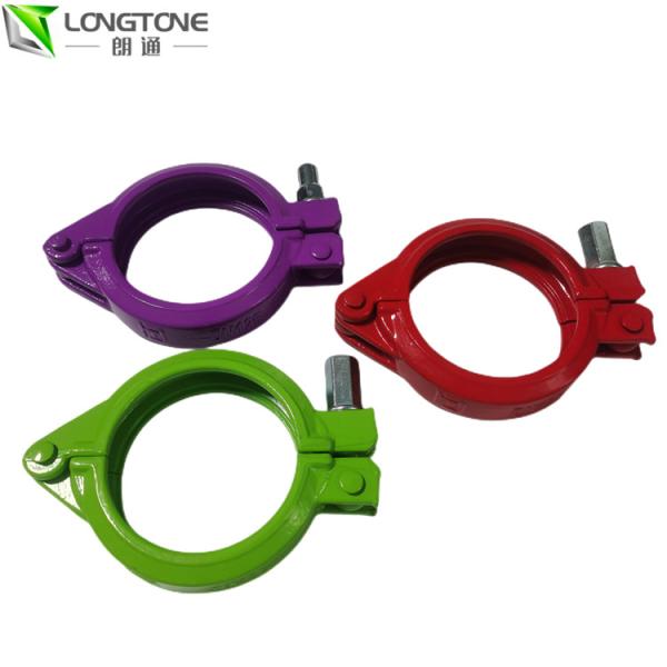 Steel Casting Putzmeister Concrete Pump Parts , Quick Snap Concrete Pump Hose