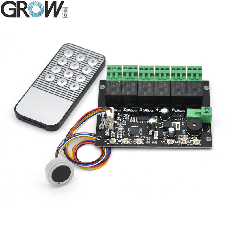 Grow K219-a+R502-F Programmable Multiple Relay Fingerprint IR Control Board