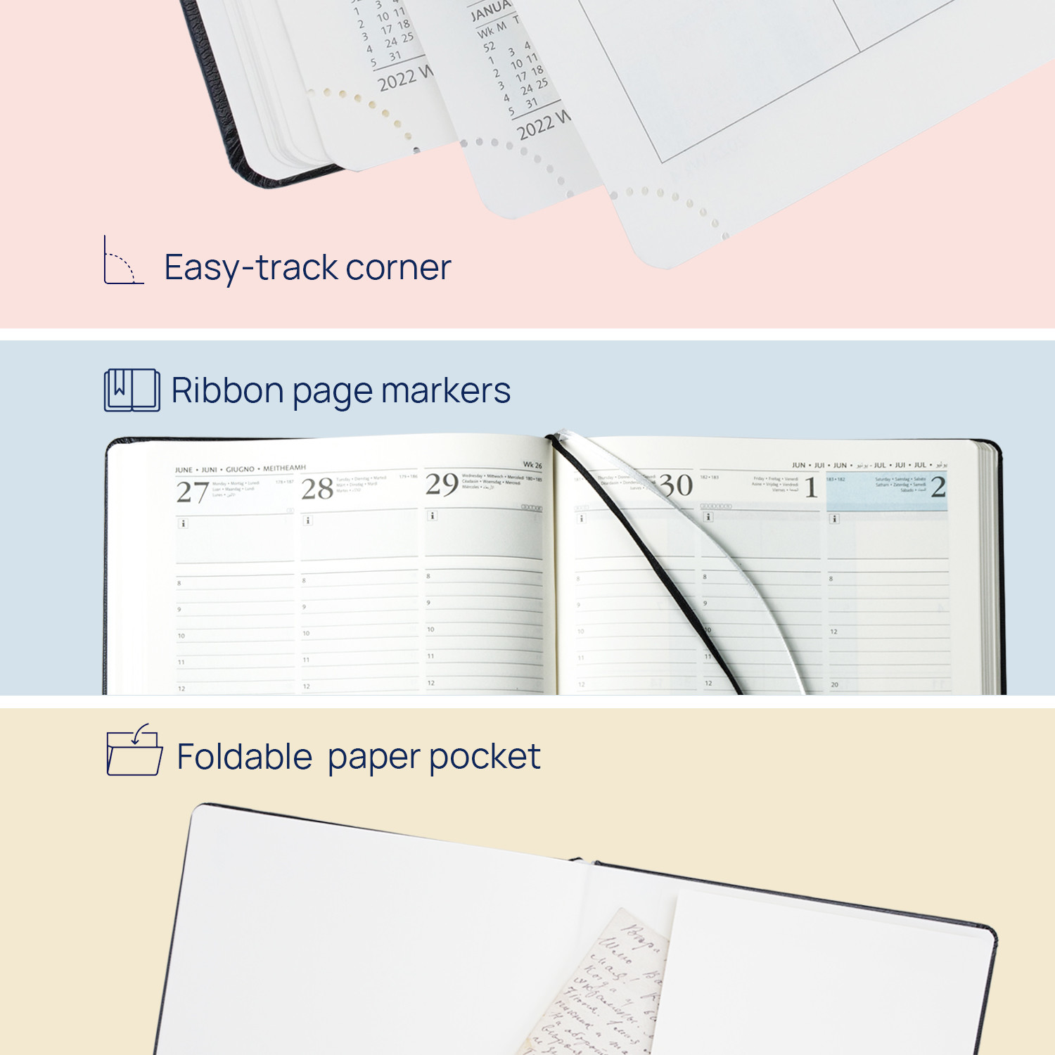 10.5X8.5inch Hardcover Academic Planner From Jul 2023 To Jun 2023