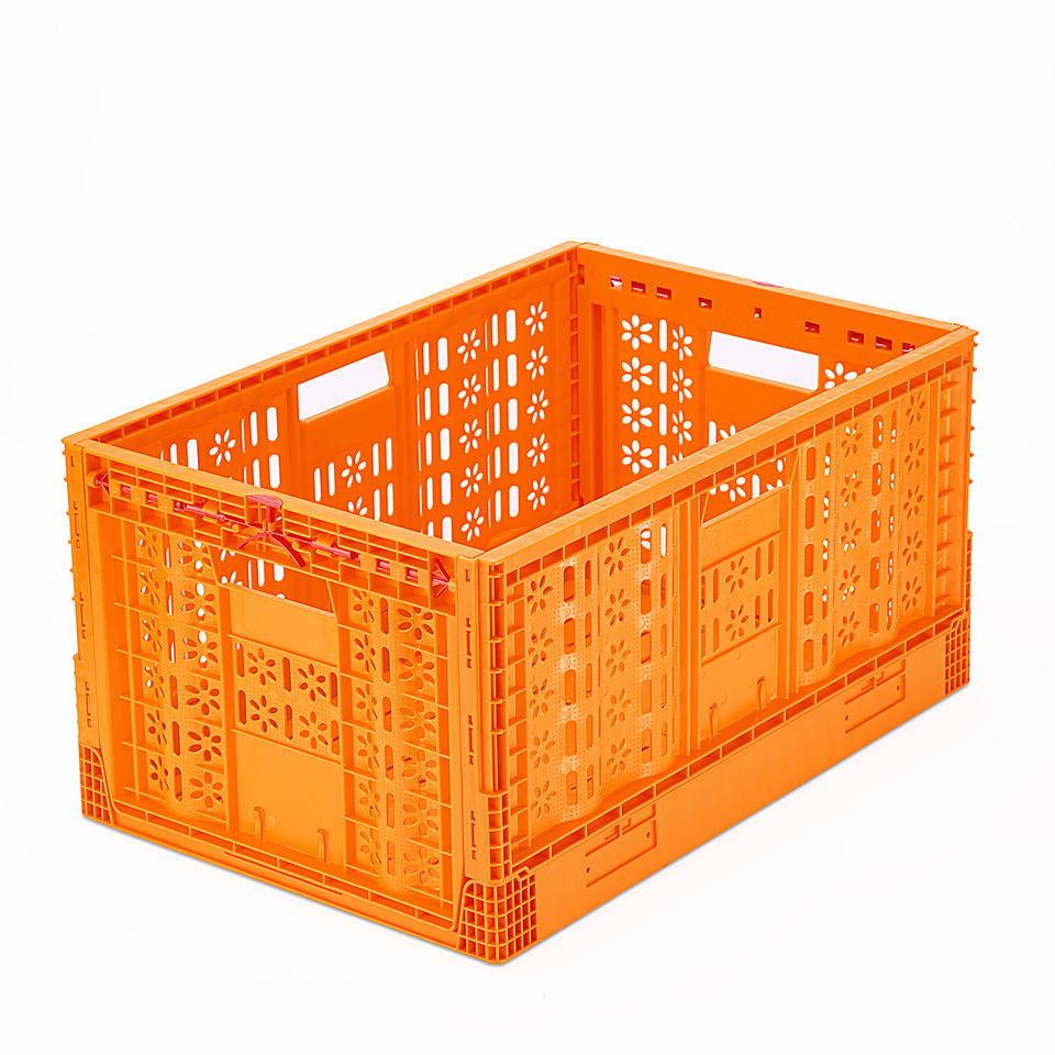 Versatile Stackable Crates for Agriculture Harvest Plastic Mesh Basket Storage Nest