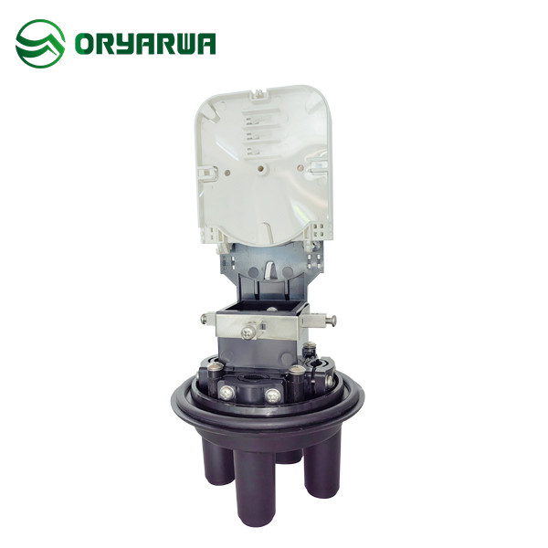 Fiber Cable 12/24/36/48 Cores Vertical Joint Box FTTH Fiber Optic Closure Outdoor