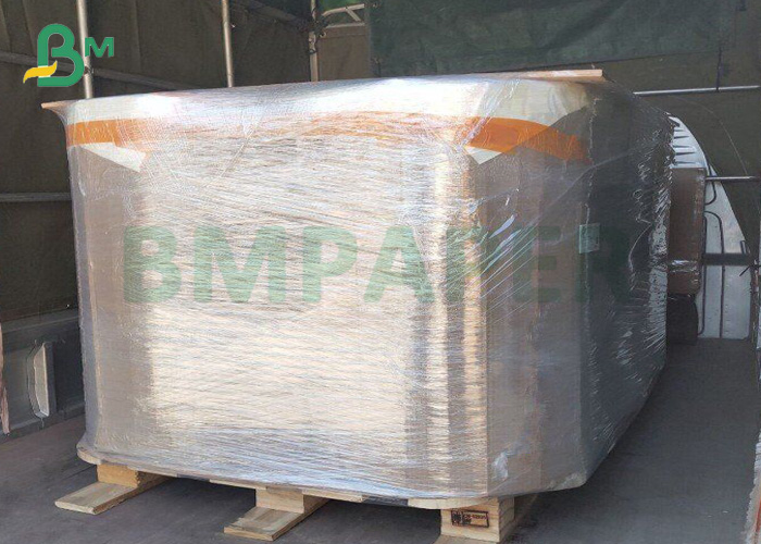 0.7mm Washable Brown Kraft Paper Fabric For Tote Bags In Roll