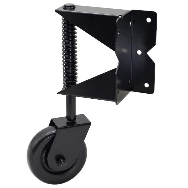 Highway Fence Heavy Duty 5inch Rubber Gate Wheel Caster with 360 Degree Mount