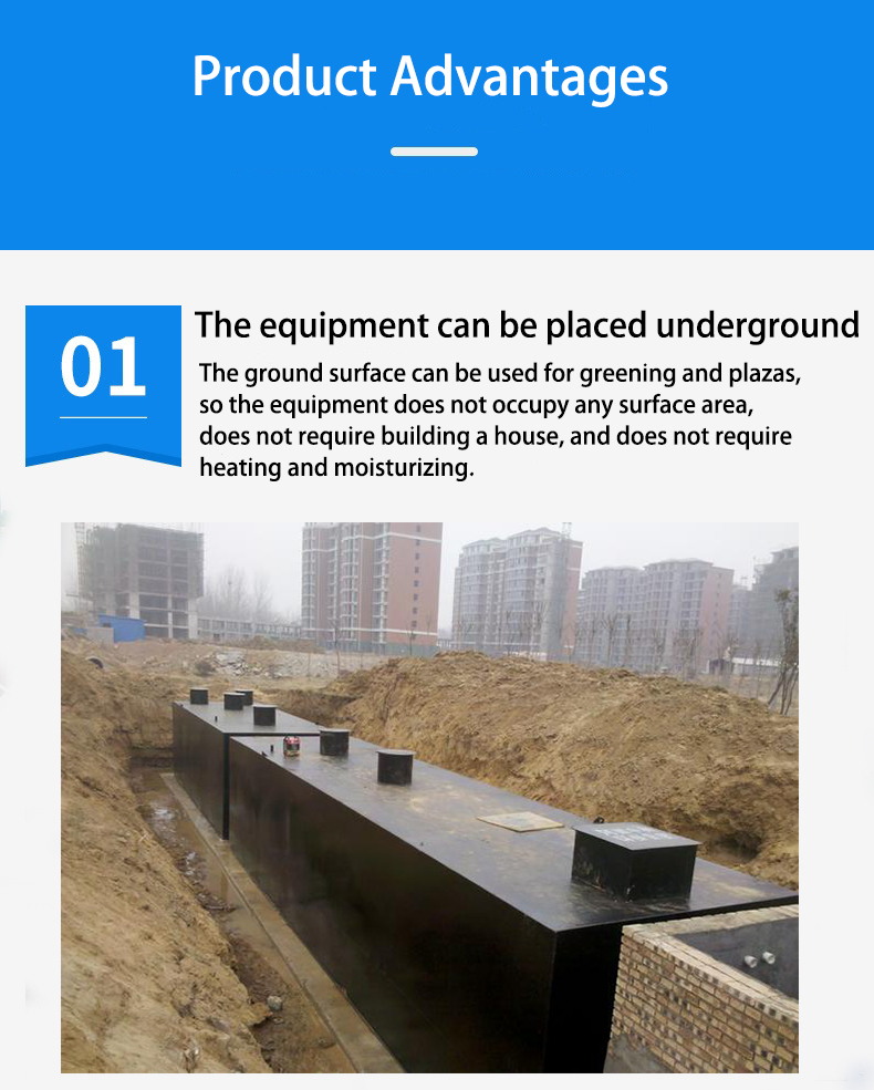 Plug and play solution for hotels resorts and villas Containerized Sewage Treatment Plant