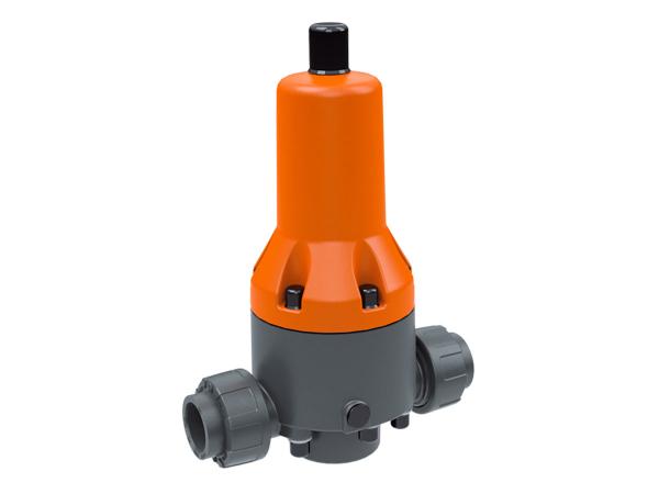 Nontoxic Plastic Pressure Release Valve , PVDF Pressure Relief Valve Back