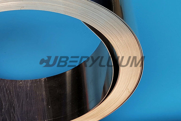 CuBe2 UNS C17200 Copper Strips TD02 Temper Size 0.2mm X 41mm X Coil