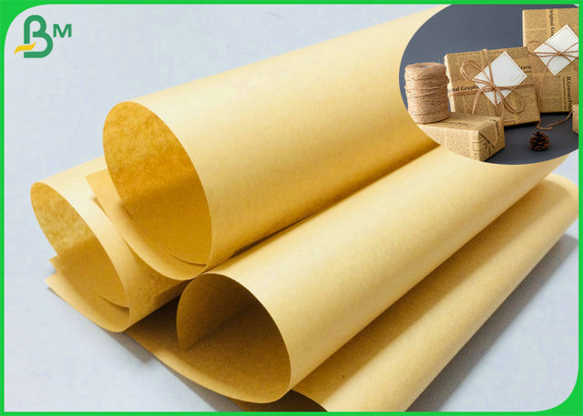 SGS Certified Roll Brown Kraft Paper 70g 80g For Flower Package 
