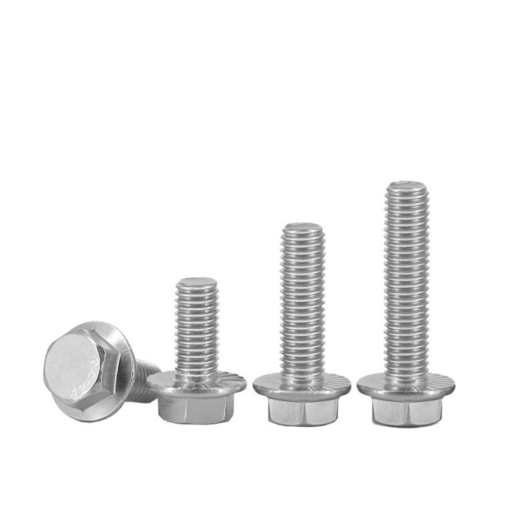 GB Standard Passivated Stainless Steel Hex Flange Bolt M4 M6 M8 M10 M12 Class 4.8.8.8 10.9 12.9
