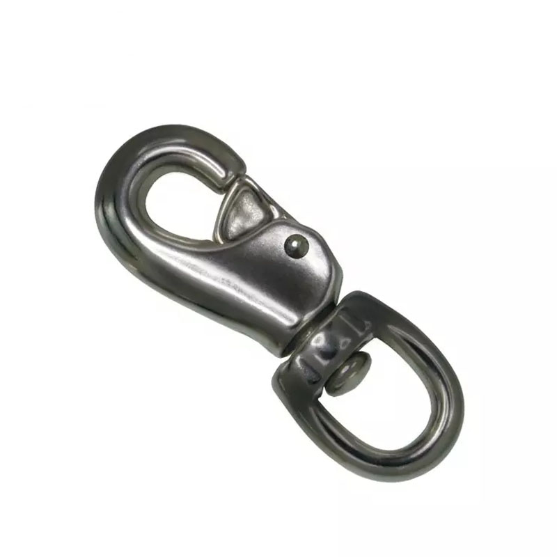 Polished Finish Swivel Snap Hook Stainless Steel 316 for Cast Iron Collars or Stables