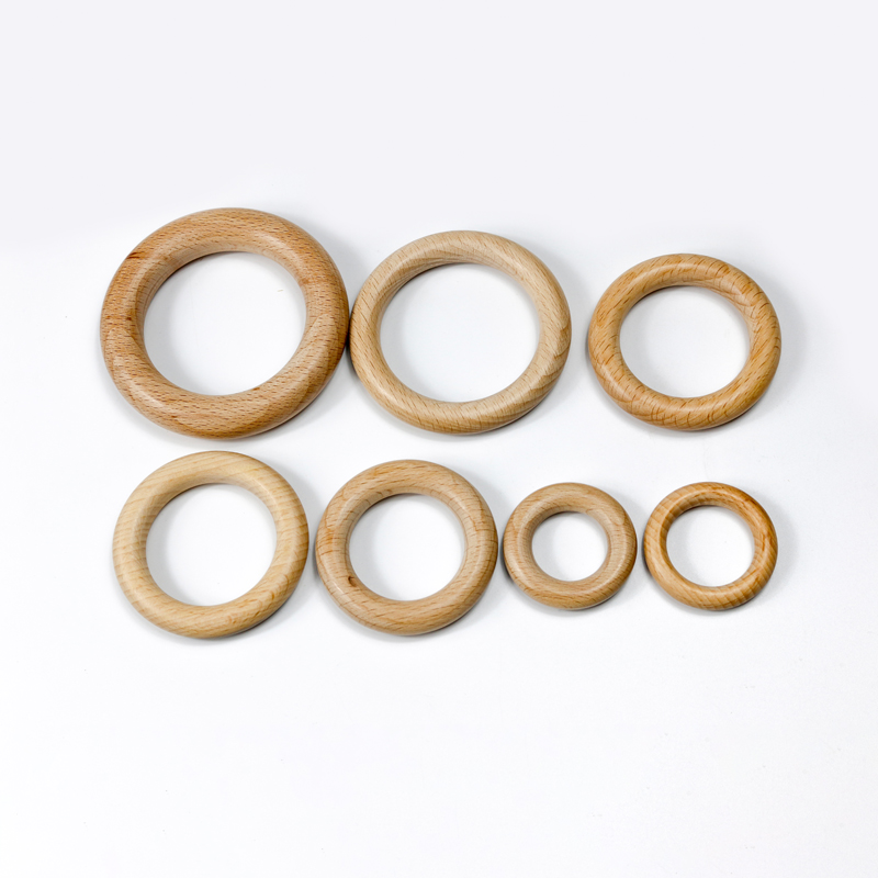 Wooden Baby Toys, Montessori Toys for Babies 0-6-12 Months, Wooden Teether Gifts for Boys and Girls