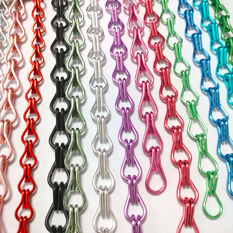 Aluminum Chain Fly Screen For Door Curtain Mesh Screen Door Curtain