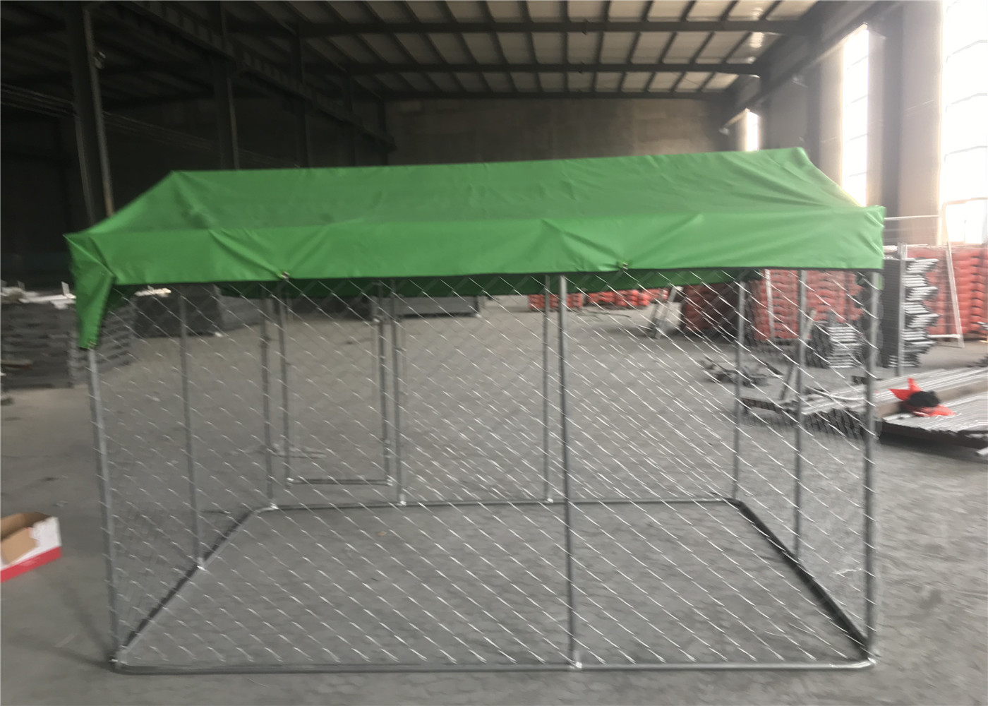 Dog Kennel Fencing 1.8m x2m x 3m mesh 60mm*60mm diameter 2.2mm DO IT YOURSELF chain mesh dog fencing