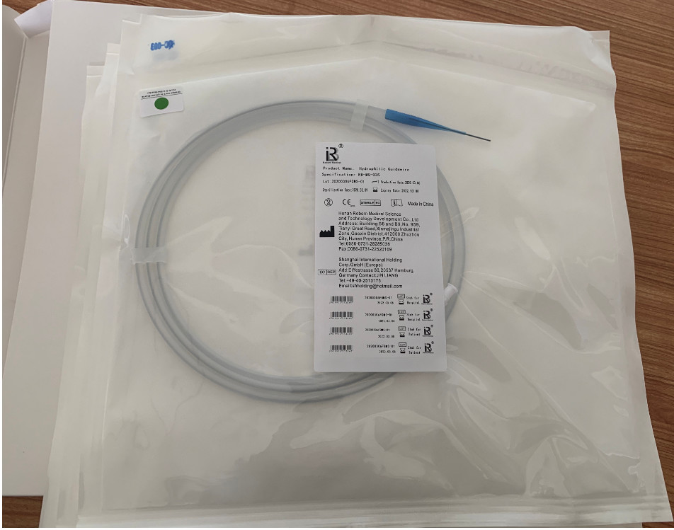 S Tip 0.035 Hydrophilic Coated Guidewire 150cm Length For Urological Surgery