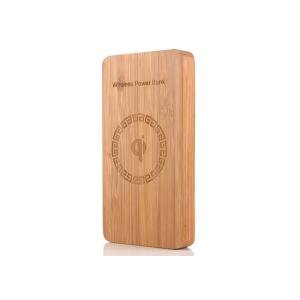 Bamboo Appearance Square Portable Charger With DC 5v/2a Input Current