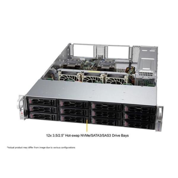 SYS-621C-TN12R ICX 4510 2P 12C/24T 2.4G 30M 16GT 150W Servers with 800W Power