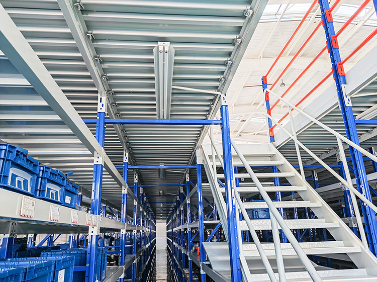 Customized and Maximum Capacity Load Multi-Level Shelving with Powder Coated Finish