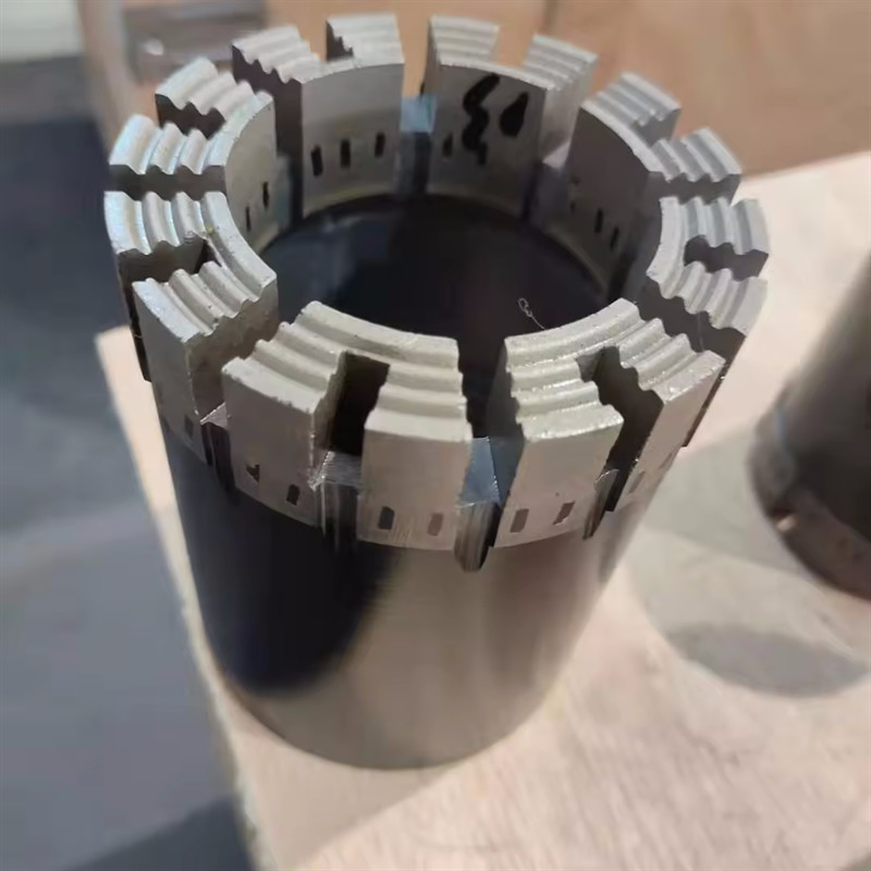 Turbo Type Waterway Impregnated Diamond Core Drill Bit (BQ, NQ, HQ, PQ, BQ3, NQ3, HQ3, PQ3)