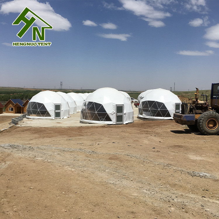 Custom Geodesic Dome Greenhouse Tent Outdoor Fireproof Steel Frame