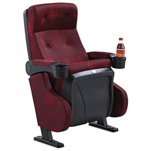 China High Back PU Foam Foldable Church Furniture Chairs With PP Movable Armrest on sale