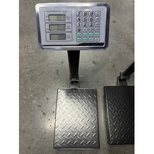 High Precision ABS Electronic Bench Scale Digital Platform LCD Display Rechargeable Power Supply Supported OEM Available 150kg