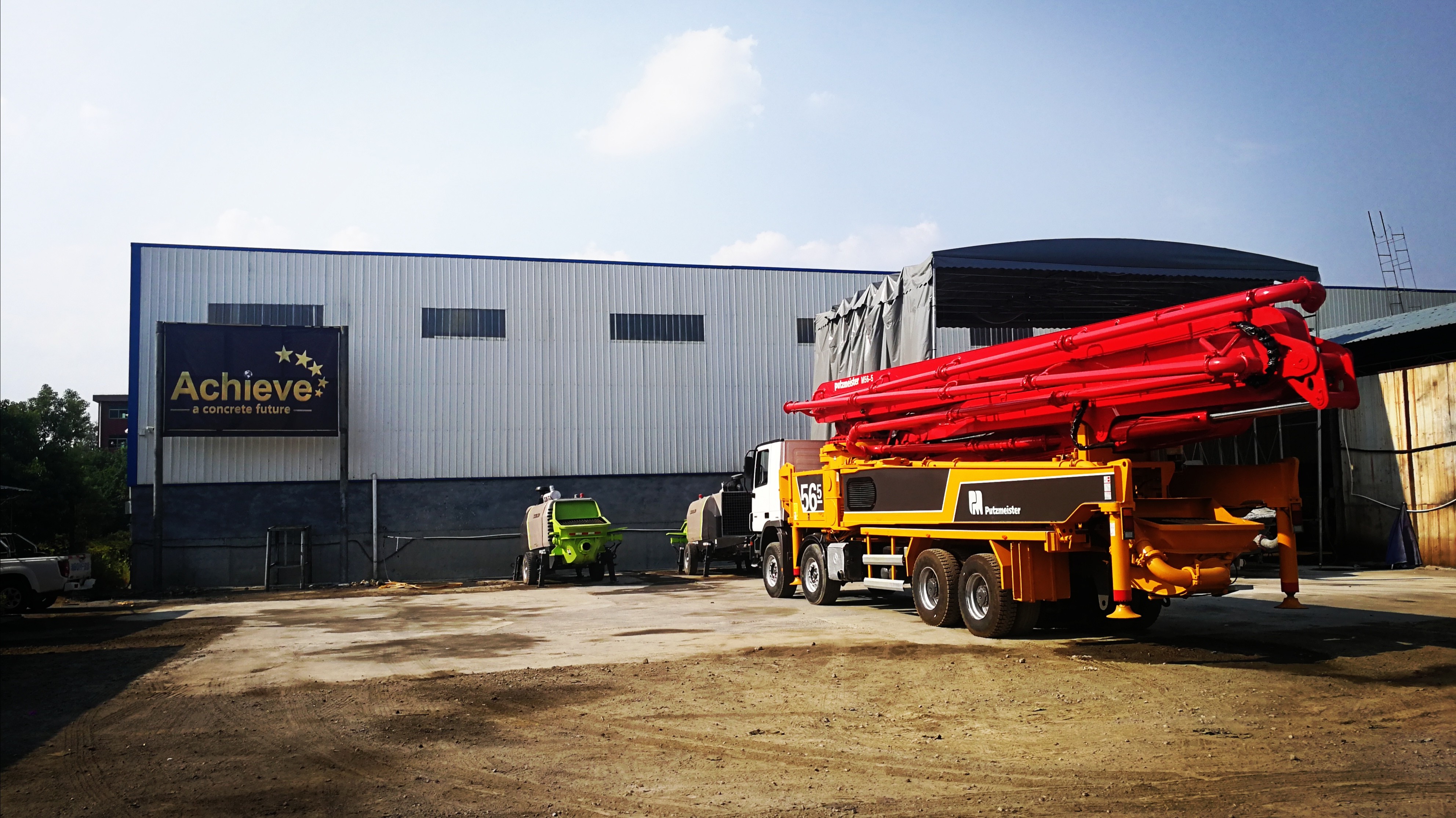 ZOOMLION 52X-6RZ Truck Mounted Concrete Pump Reconditioned