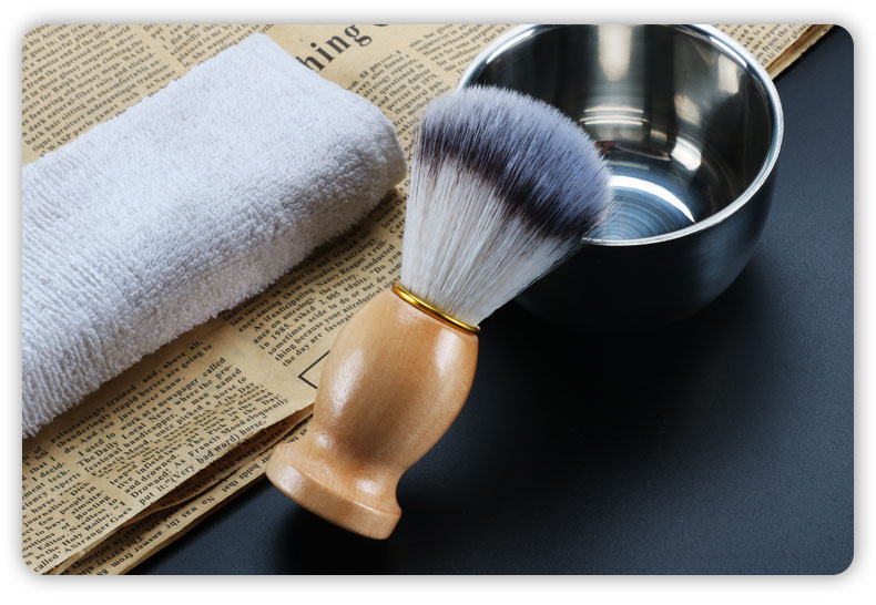 Customization Color Soft Beard Shaving Brush For Men'S Facial Hair Care