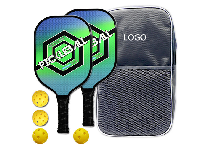 Portable Lightweight Pickleball Racket Set 2 Piece Storage Bag