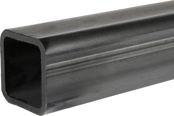 Metal Iron Black Square Steel Tubing Stable Wear Resistance High Bearing