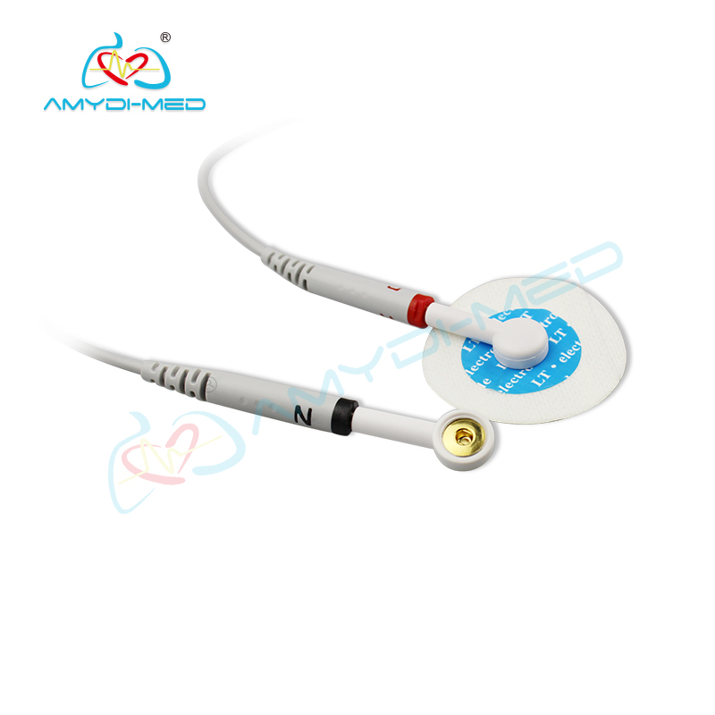 Banana 4.0mm To Snap ECG Electrode Medical Monitoring EKG Electrode