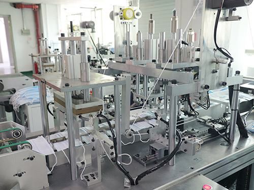 Easy Operation Pollution Mask Making Machine Air Pressure 0.6Mpa Weight 2.6T