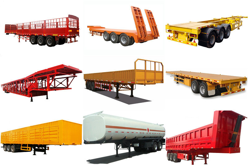 Container Semi Trailer with Dual Combo Design and Tire Size 10.00r20/11.00r20/825r20