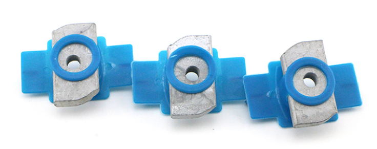 Strut Channel Nuts Solar Fastener Zinc Plated Combo Nut Washer Channel Nut With Plastic Wing