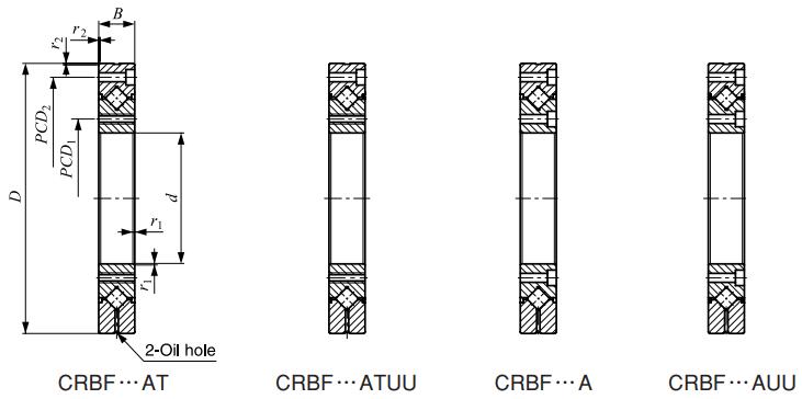 CRBF108AT CRBF108ATUU CRBF Customized Csf Bearings Harmonic Drive Special For Robot