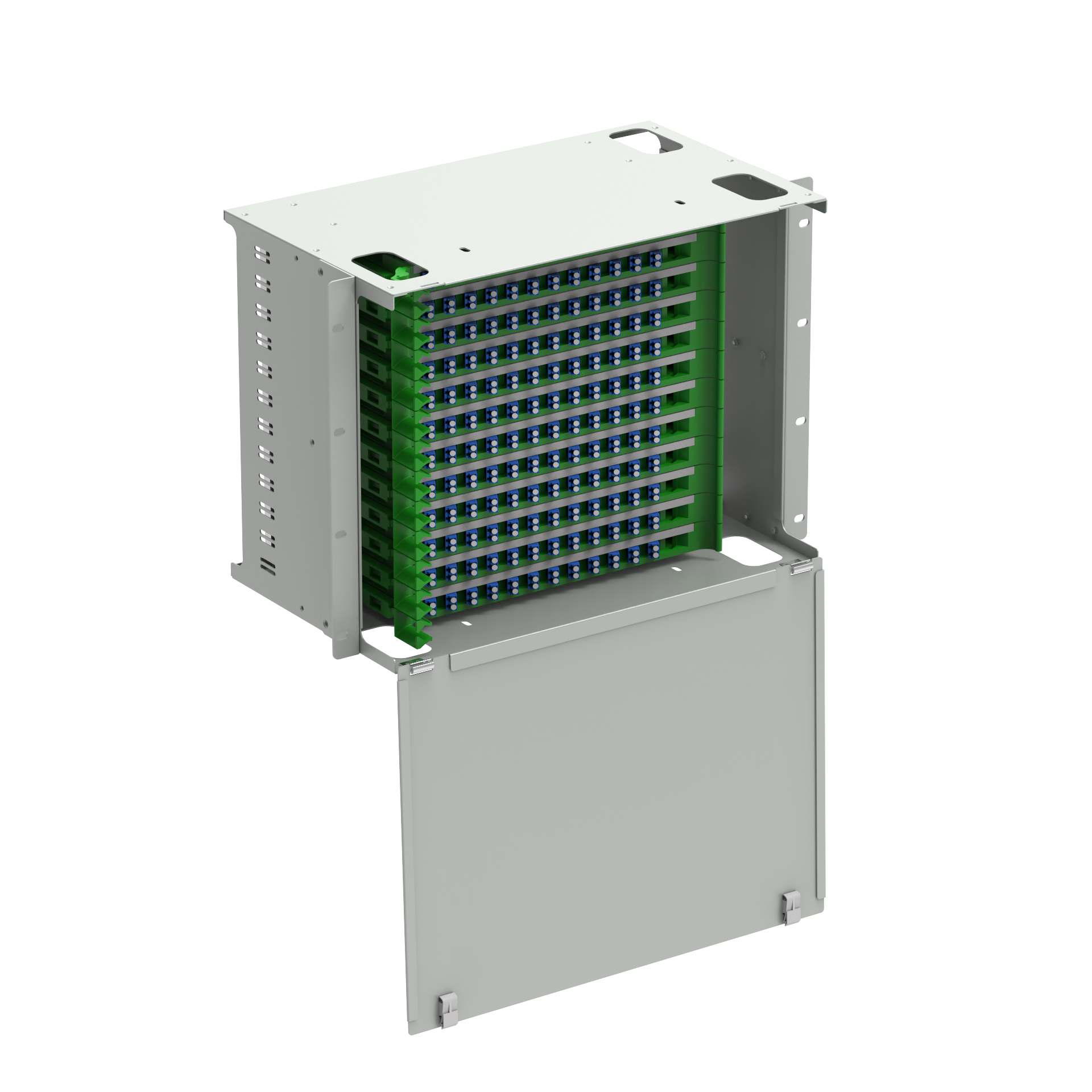 Data Center Optic Fiber Systems LC Type 144 Ports Fiber Optic Distribution Patchpanel
