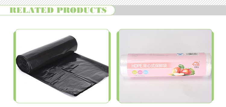 Customized Logo Plastic Garbage Bags On Roll For Convenient Waste Collection