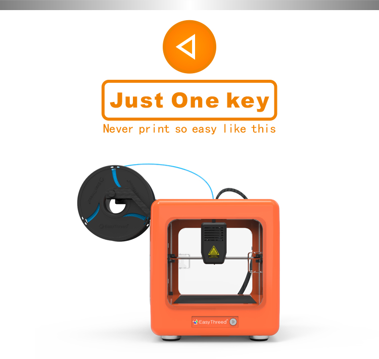 Easthreed Automatic Small Desktop 3D Printer , Self Developed Nano 3D Printer