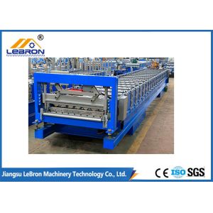 China 0.3mm to 0.8mm PPGI GI Corrugated Sheet Roll Forming Machine Siemens PLC Control on sale