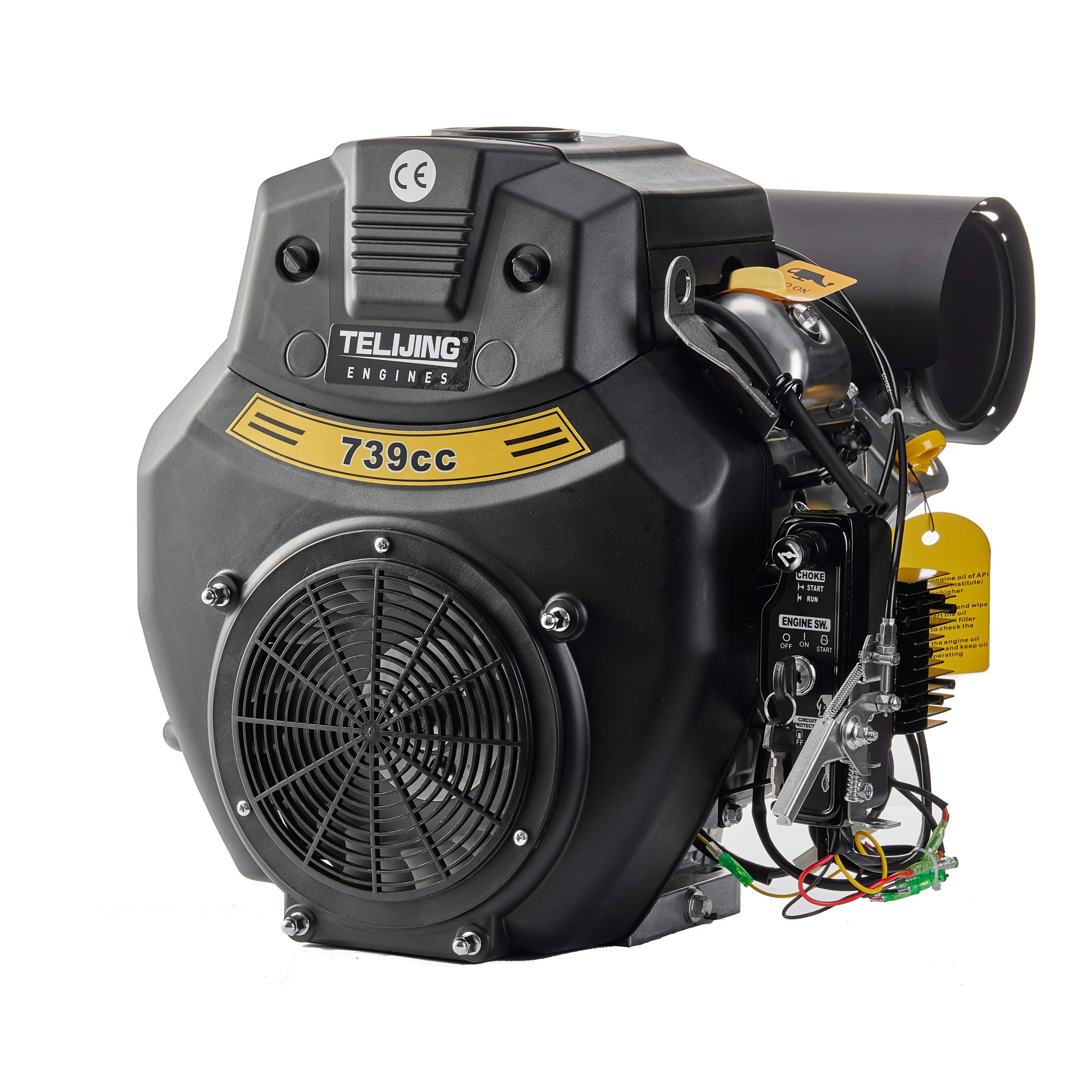 Portable Jet TJ740 Rato 744cc 2 Cylinder Gasoline Engine with Forced Cooling and Design