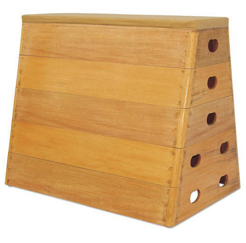 Gymnastics vaulting box gymnastics Wooden Parkour Vault Box 5 Section Vaulting Box