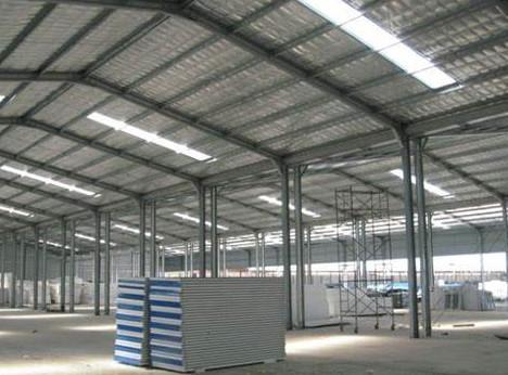 High Wind Load Prefabricated Steel Frame Homes , Fast Construction Metal Beam
