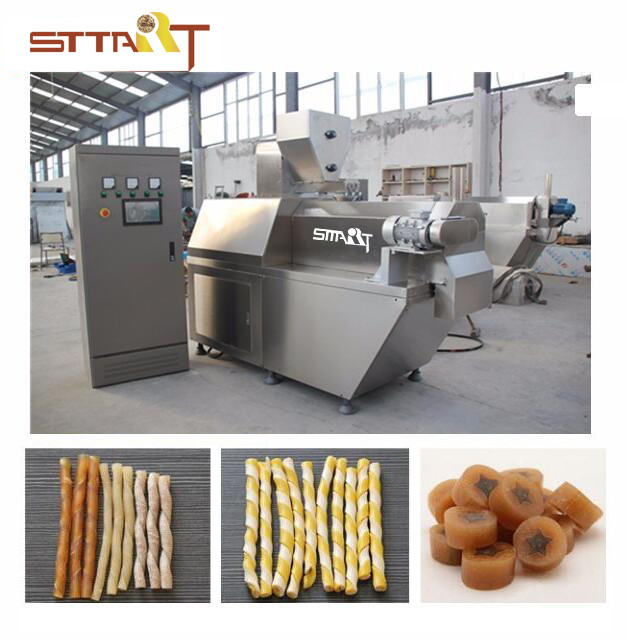 Meat Strip Single Screw Extruder , Full Automation Food Processing Equipment