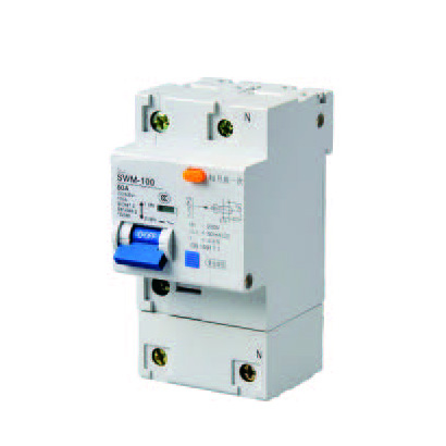 SWMLE-100 Earth Leakage Circuit Breaker SERIES RCBO 1P 2P Leakage Protector for Power Distribution Protection