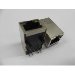 Tap Up RJ45 with Transformer megabit ethernet magnetic connector jack custom