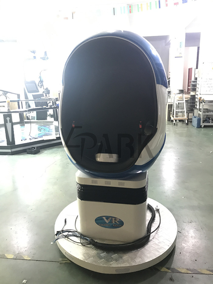 Environmental Electric 360 Seats 9D VR Simulator , 6d VR Egg Chair