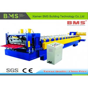 65mm Shaft Glazed Tile Roll Forming Machine PLC Delta Inverter Control